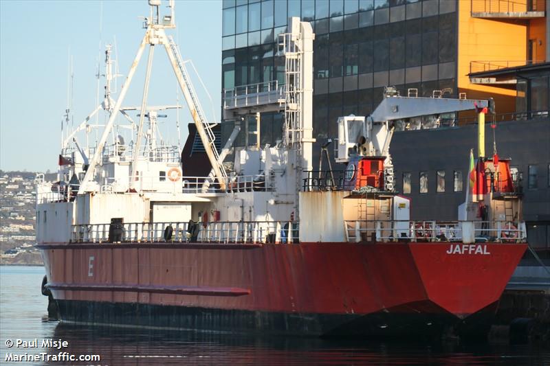 jaffal (General Cargo Ship) - IMO 7503594, MMSI 613864005, Call Sign TJM0024 under the flag of Cameroon