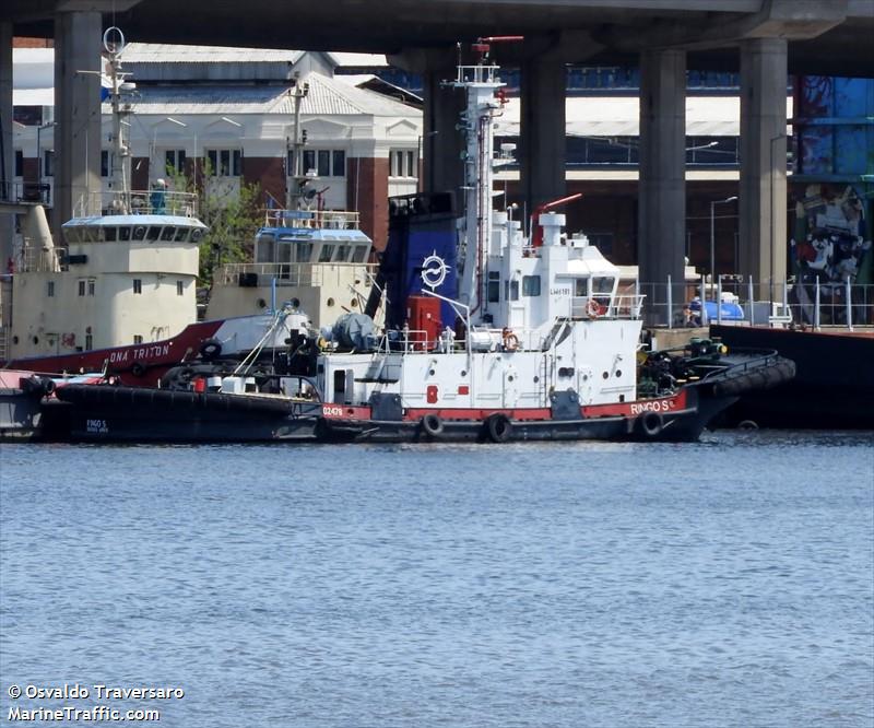 ringo s (Tug) - IMO 7429619, MMSI 701006167, Call Sign LW6131 under the flag of Argentina