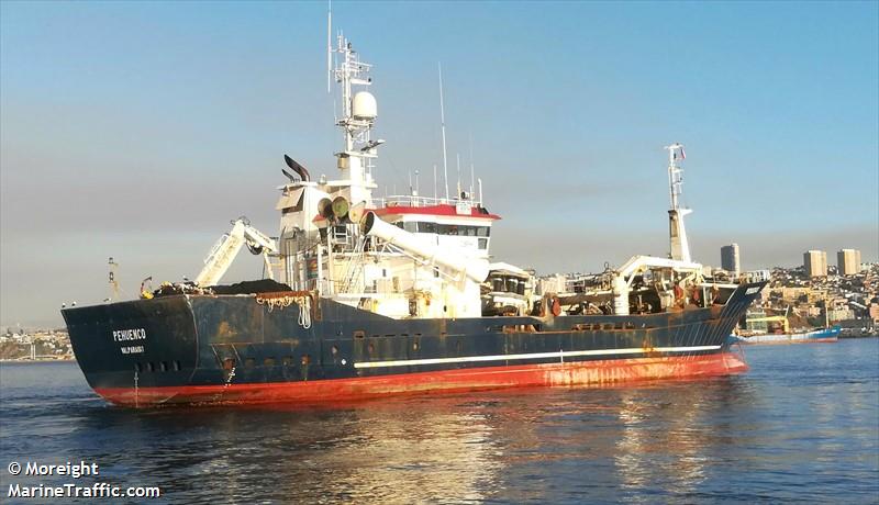 pehuenco (Fishing Vessel) - IMO 9124457, MMSI 725019329, Call Sign CBPH under the flag of Chile