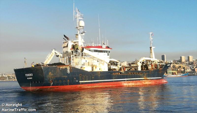 pehuenco (Fishing Vessel) - IMO 9124457, MMSI 725019329, Call Sign CBPH under the flag of Chile