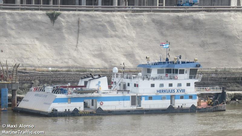 herkules xviii (Cargo ship) - IMO , MMSI 755115000, Call Sign ZPUB under the flag of Paraguay