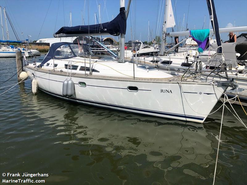 juna (Pleasure craft) - IMO , MMSI 211856370, Call Sign DF8067 under the flag of Germany