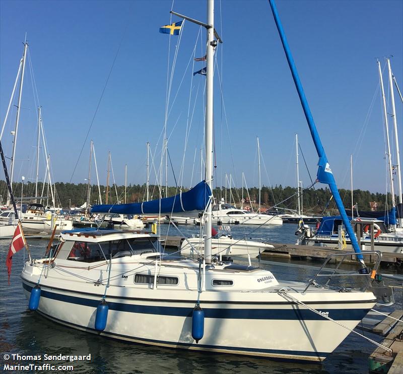 ongodora (Pleasure craft) - IMO , MMSI 219004371, Call Sign XPD4682 under the flag of Denmark