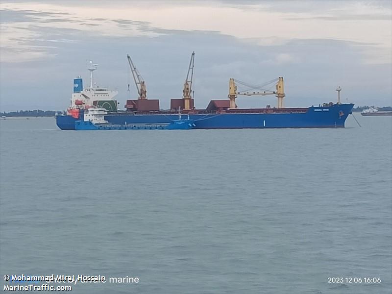 meghna venus (Bulk Carrier) - IMO 9324095, MMSI 405000366, Call Sign S2BQ9 under the flag of Bangladesh