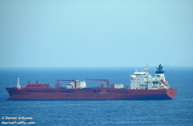 bow faith (Chemical/Oil Products Tanker) - IMO 9114232, MMSI 538009686, Call Sign V7A5041 under the flag of Marshall Islands