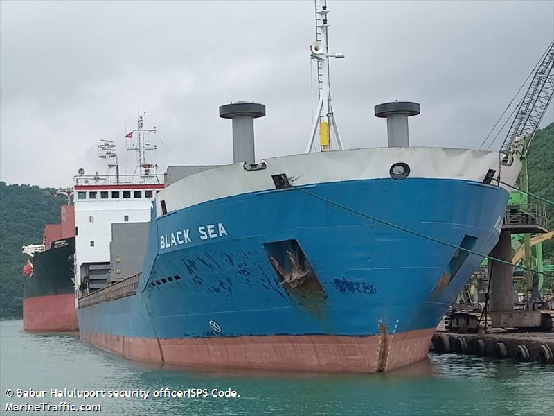 black sea (General Cargo Ship) - IMO 7707839, MMSI 620999013, Call Sign D6A3019 under the flag of Comoros