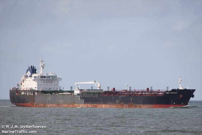 kriti captain (Chemical/Oil Products Tanker) - IMO 9335147, MMSI 636021691, Call Sign 5LFF6 under the flag of Liberia