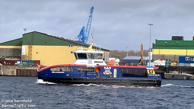 wellingdorf (Passenger ship) - IMO , MMSI 211872380, Call Sign DJ9705 under the flag of Germany