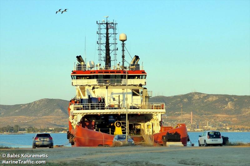 artemis (Offshore Tug/Supply Ship) - IMO 8321591, MMSI 241813000, Call Sign SVDQ3 under the flag of Greece