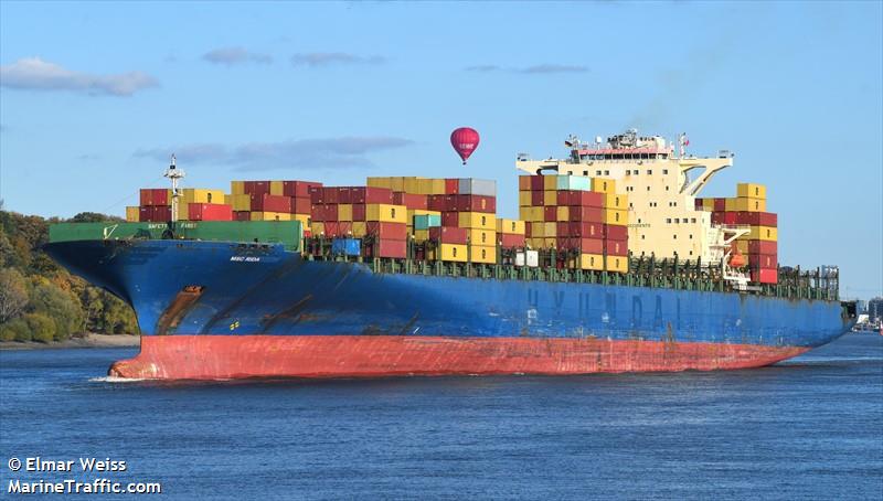 msc rida (Container Ship) - IMO 9393307, MMSI 255803480, Call Sign CQRD under the flag of Madeira
