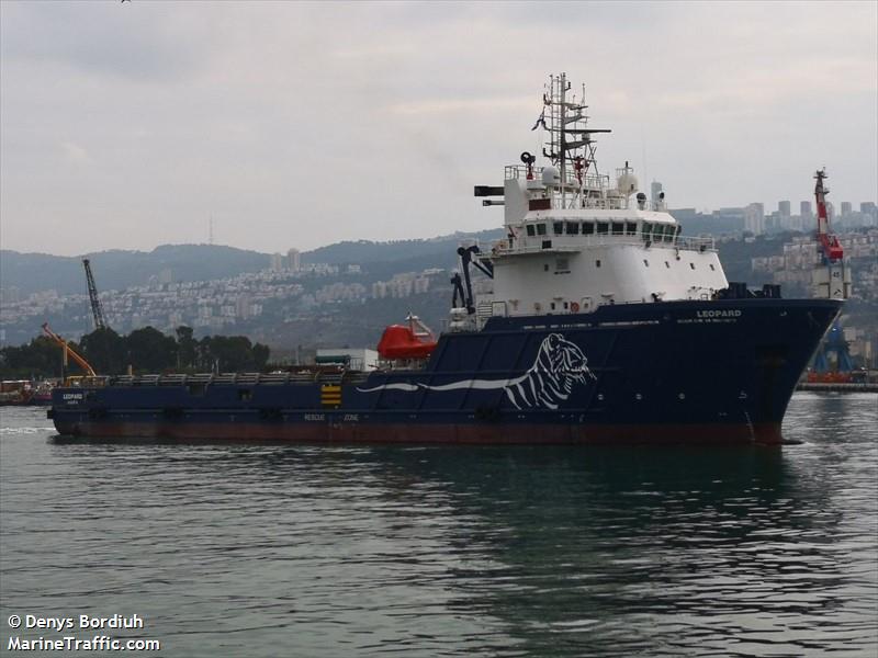 leopard (Offshore Tug/Supply Ship) - IMO 9513880, MMSI 428000410, Call Sign 4XJW_ under the flag of Israel