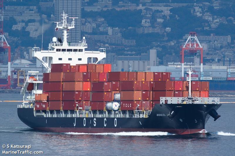 josco jane (Container Ship) - IMO 9931513, MMSI 477833500, Call Sign VRUS8 under the flag of Hong Kong