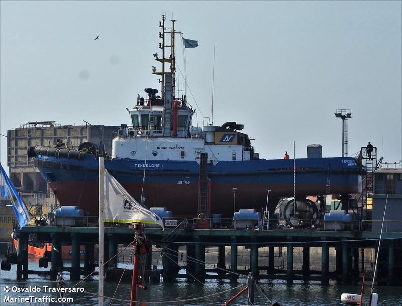 tehuelche i (Tug) - IMO 9423372, MMSI 701006184, Call Sign LW3933 under the flag of Argentina