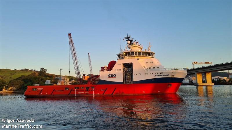 cbo endeavour (Offshore Tug/Supply Ship) - IMO 9417830, MMSI 710004969, Call Sign PU6419 under the flag of Brazil
