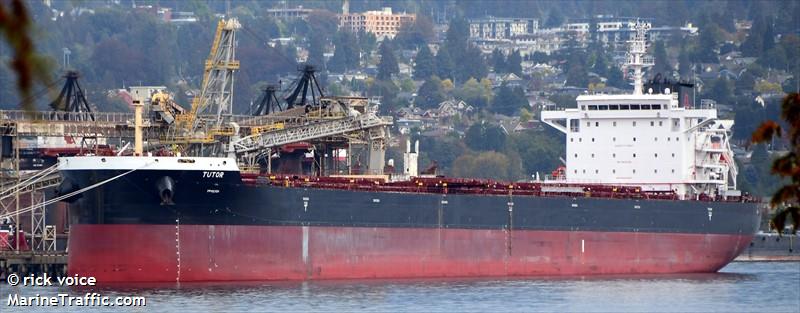 tutor (Bulk Carrier) - IMO 9942627, MMSI 636021179, Call Sign 5LCR2 under the flag of Liberia