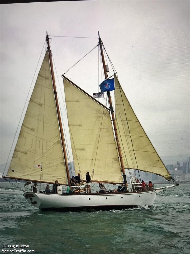 black dolphin (Sailing vessel) - IMO , MMSI 477991384, Call Sign VRS8101 under the flag of Hong Kong