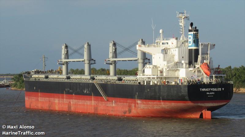 thrasyvoulos v (Bulk Carrier) - IMO 9767493, MMSI 538009967, Call Sign V7A5404 under the flag of Marshall Islands