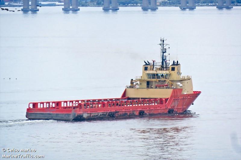 bram breeze (Offshore Tug/Supply Ship) - IMO 9698719, MMSI 710000595, Call Sign PPOJ under the flag of Brazil