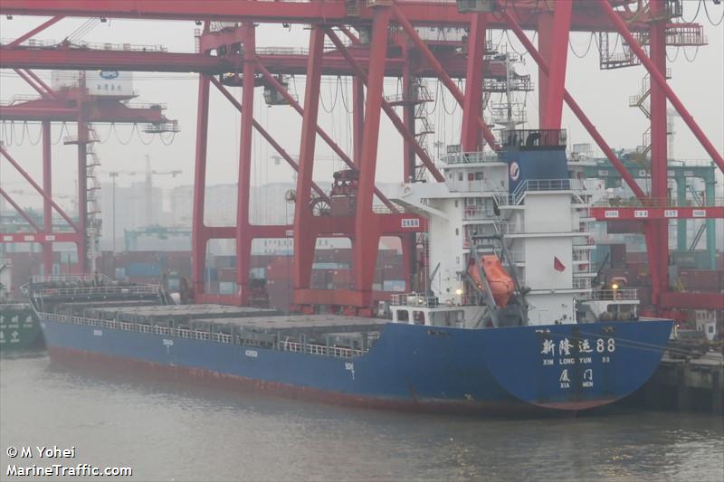 xin long yun 88 (General Cargo Ship) - IMO 8357394, MMSI 352001646, Call Sign 3E2677 under the flag of Panama