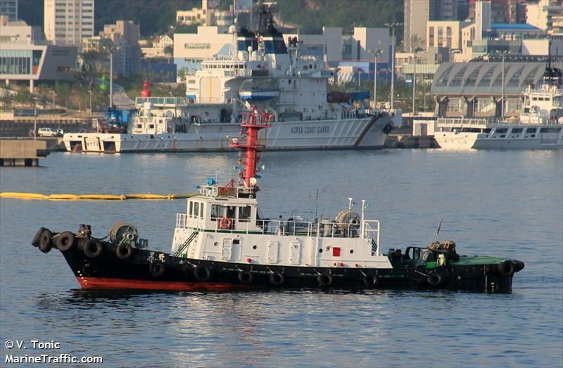 moran (Tug) - IMO 8714140, MMSI 440127680, Call Sign D7SU under the flag of Korea