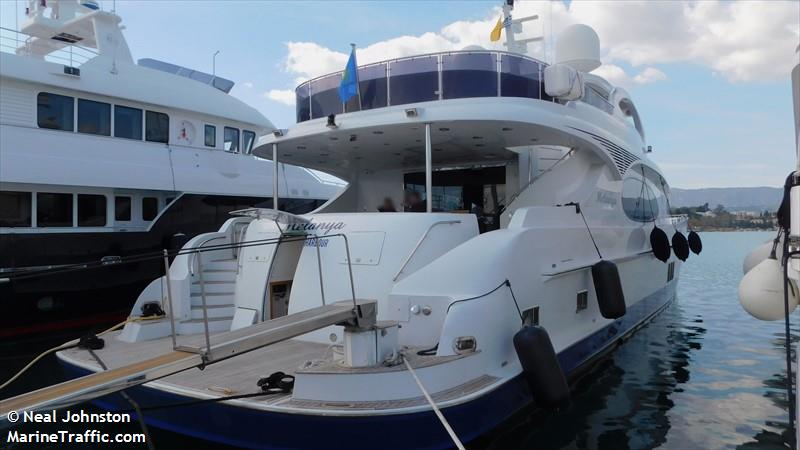 melanya (Pleasure craft) - IMO , MMSI 511100628, Call Sign T8A3807 under the flag of Palau