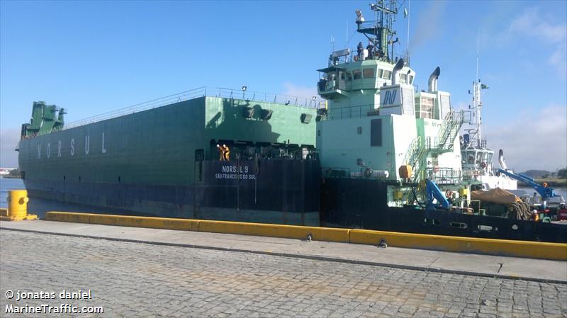 norsul vega (Pusher Tug) - IMO 9318448, MMSI 710001710, Call Sign PPRV under the flag of Brazil