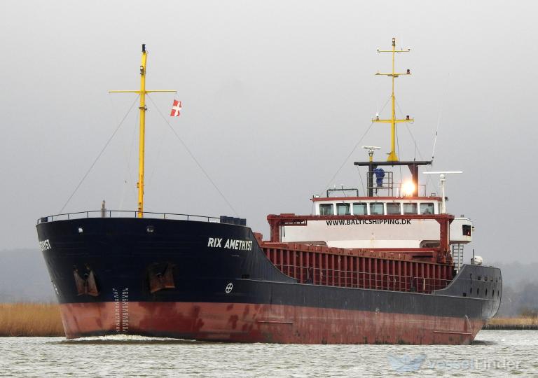 rix amethyst (General Cargo Ship) - IMO 9173185, MMSI 209114000, Call Sign 5BQN4 under the flag of Cyprus