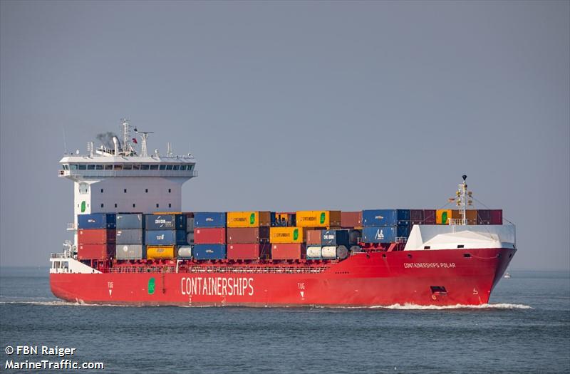 containerships polar (Container Ship) - IMO 9814002, MMSI 209515000, Call Sign 5BEG5 under the flag of Cyprus