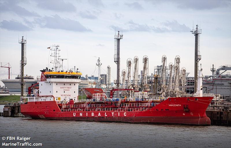 amazonith (Chemical/Oil Products Tanker) - IMO 9293478, MMSI 210688000, Call Sign 5BXB3 under the flag of Cyprus