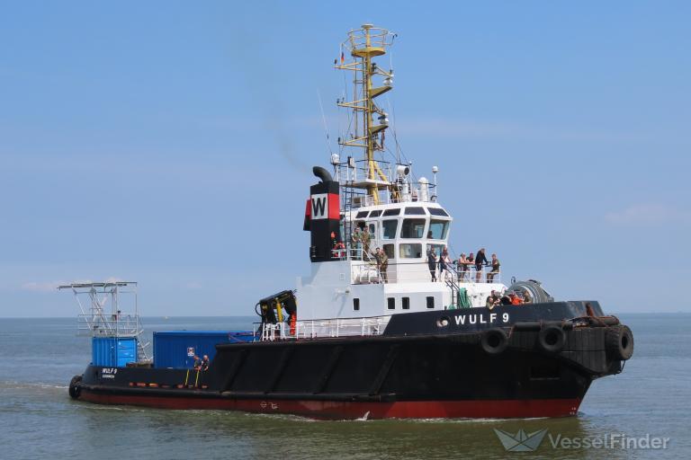 wulf 9 (Tug) - IMO 8714243, MMSI 211629290, Call Sign DFLW under the flag of Germany