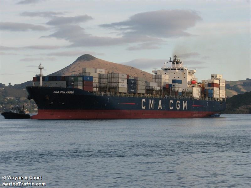 cma cgm amber (Container Ship) - IMO 9350381, MMSI 215148000, Call Sign 9HA4980 under the flag of Malta