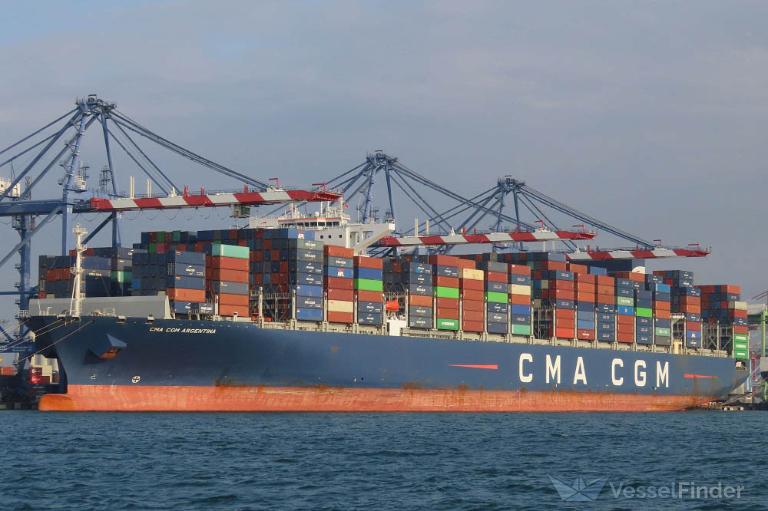cma cgm argentina (Container Ship) - IMO 9839909, MMSI 215331000, Call Sign 9HA5066 under the flag of Malta