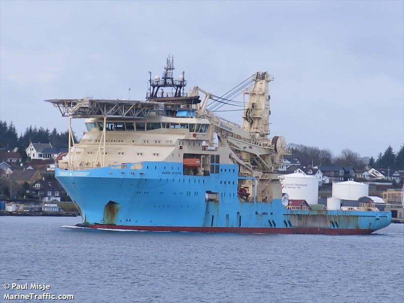 maersk inventor (Offshore Support Vessel) - IMO 9753935, MMSI 219366000, Call Sign OYRS2 under the flag of Denmark