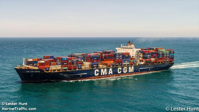 cma cgm chopin (Container Ship) - IMO 9280603, MMSI 229488000, Call Sign 9HA3373 under the flag of Malta