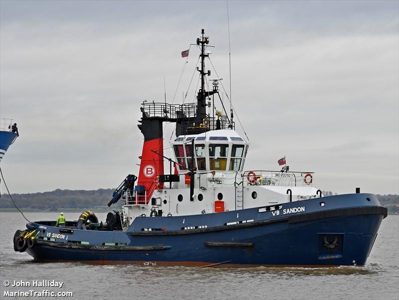 vb sandon (Tug) - IMO 9120152, MMSI 235074754, Call Sign 2CPS8 under the flag of United Kingdom (UK)