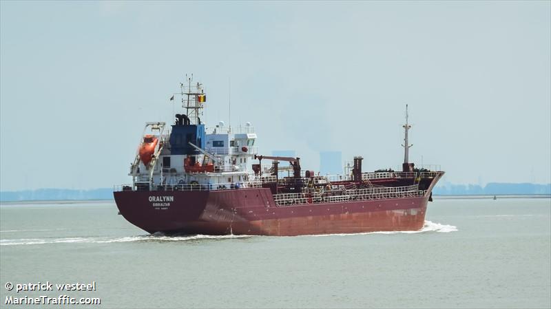 oralynn (Chemical/Oil Products Tanker) - IMO 9402677, MMSI 236647000, Call Sign ZDNX8 under the flag of Gibraltar