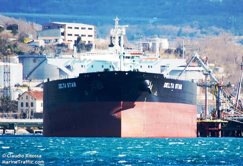 delta star (Crude Oil Tanker) - IMO 9458016, MMSI 241279000, Call Sign SVBV4 under the flag of Greece