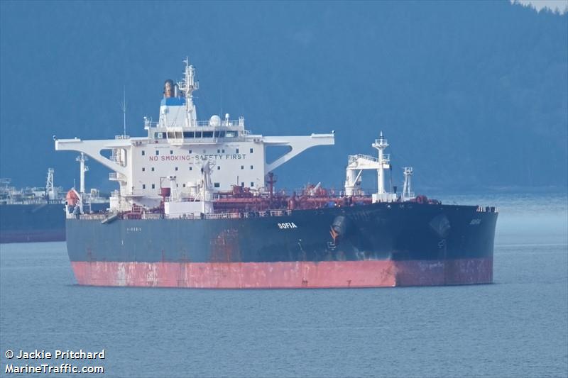sofia (Crude Oil Tanker) - IMO 9461764, MMSI 241643000, Call Sign SVDD5 under the flag of Greece