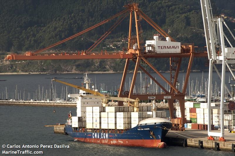 cma cgm agadir (Container Ship) - IMO 9265586, MMSI 242888300, Call Sign CNA5458 under the flag of Morocco