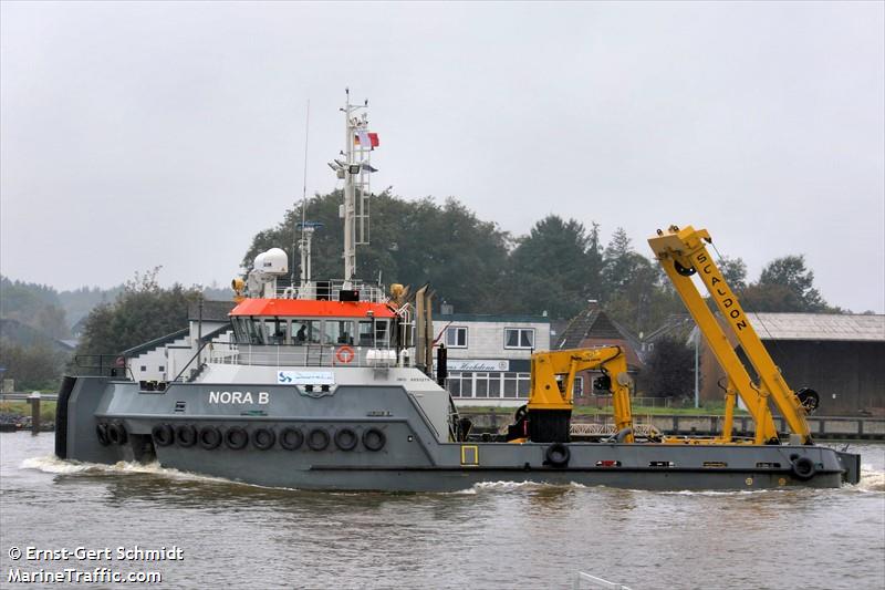 nora b (Tug) - IMO 9851270, MMSI 244170504, Call Sign PDKG under the flag of Netherlands