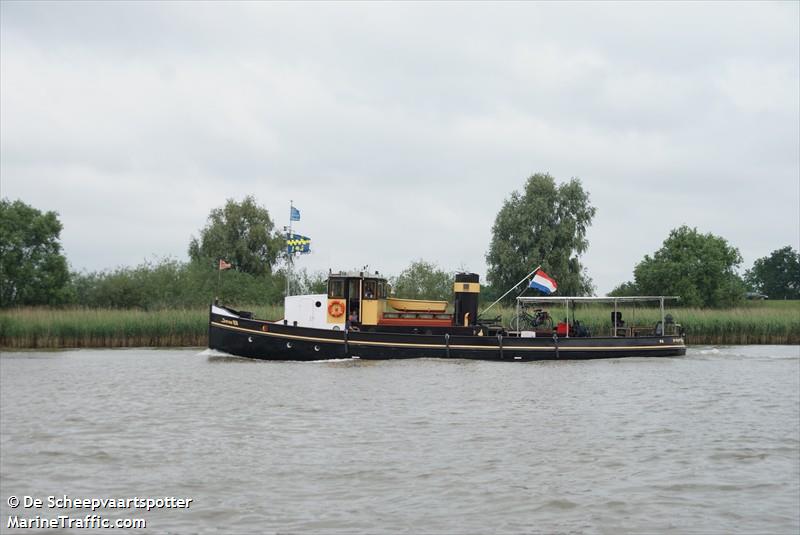 m 206 (Towing vessel) - IMO , MMSI 244730737, Call Sign  PD4053 under the flag of Netherlands