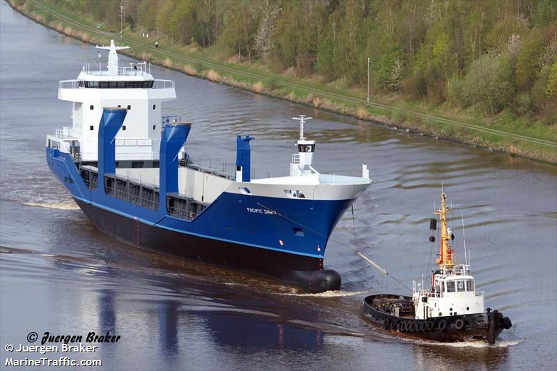pacific dawn (General Cargo Ship) - IMO 9558464, MMSI 245118000, Call Sign PBTM under the flag of Netherlands