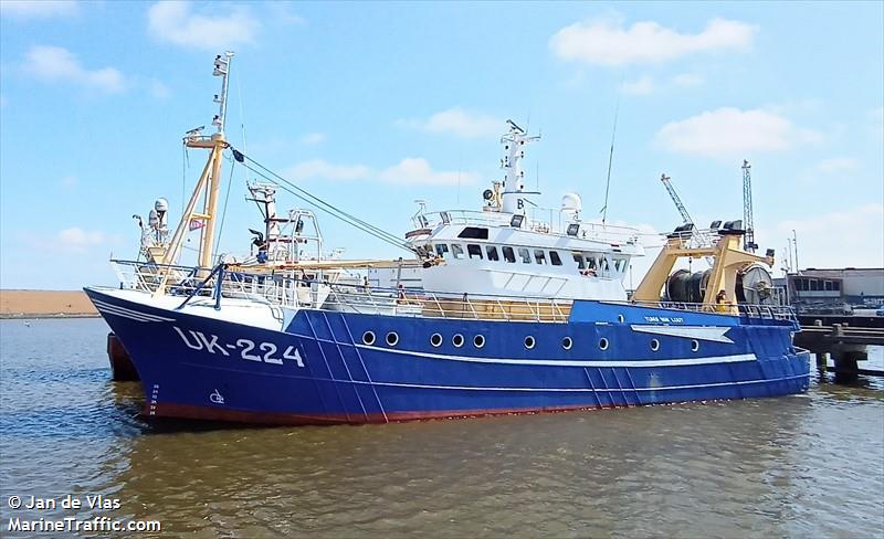 uk224 tunis van luut (Fishing Vessel) - IMO 9044786, MMSI 246015000, Call Sign PGBK under the flag of Netherlands