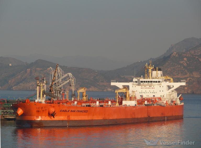 eagle san francisco (Crude Oil Tanker) - IMO 9795127, MMSI 248669000, Call Sign 9HA4753 under the flag of Malta