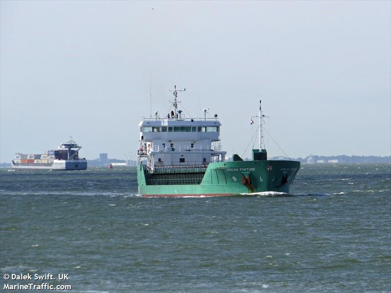 arklow fortune (General Cargo Ship) - IMO 9361744, MMSI 250000963, Call Sign EIFZ under the flag of Ireland