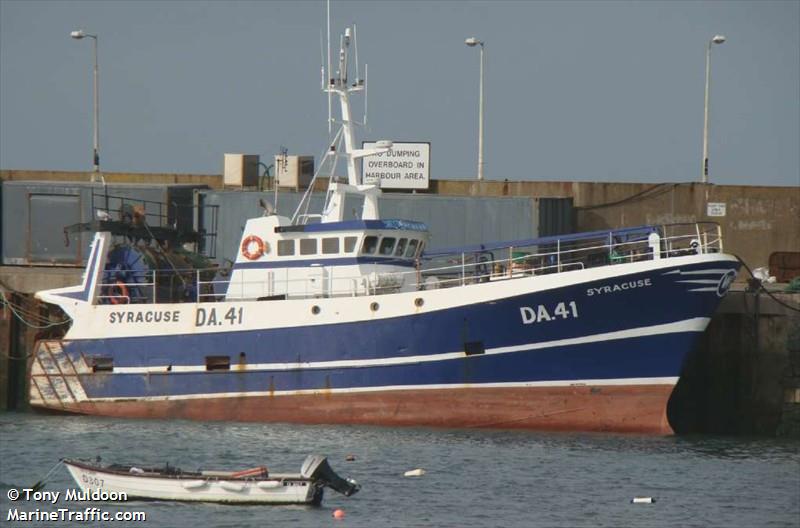 syracuse (Fishing vessel) - IMO , MMSI 250106580, Call Sign EI7600 under the flag of Ireland