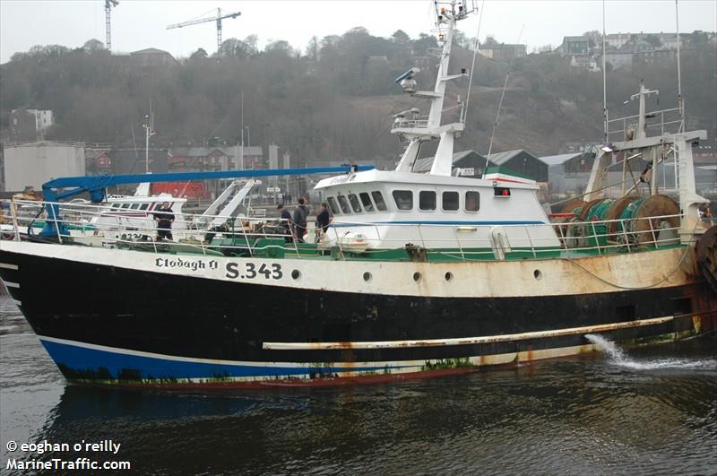 clodagh o (Fishing vessel) - IMO , MMSI 250196000, Call Sign EI 5790 under the flag of Ireland