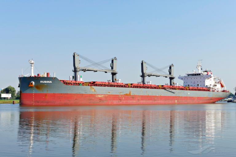 rubina (Bulk Carrier) - IMO 9725512, MMSI 255805860, Call Sign CQZG under the flag of Madeira