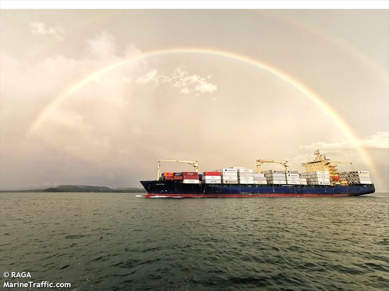 as patria (Container Ship) - IMO 9294525, MMSI 255806095, Call Sign CQIX5 under the flag of Madeira