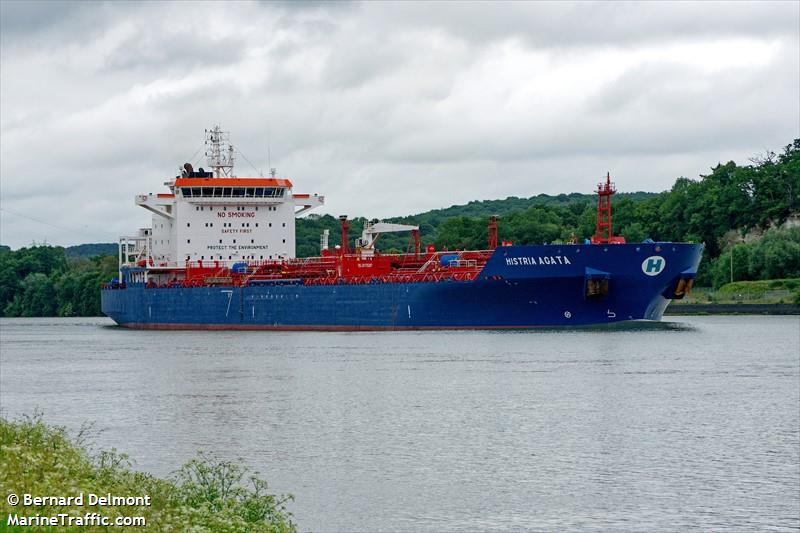 histria agata (Chemical/Oil Products Tanker) - IMO 9357559, MMSI 256359000, Call Sign 9HSB8 under the flag of Malta